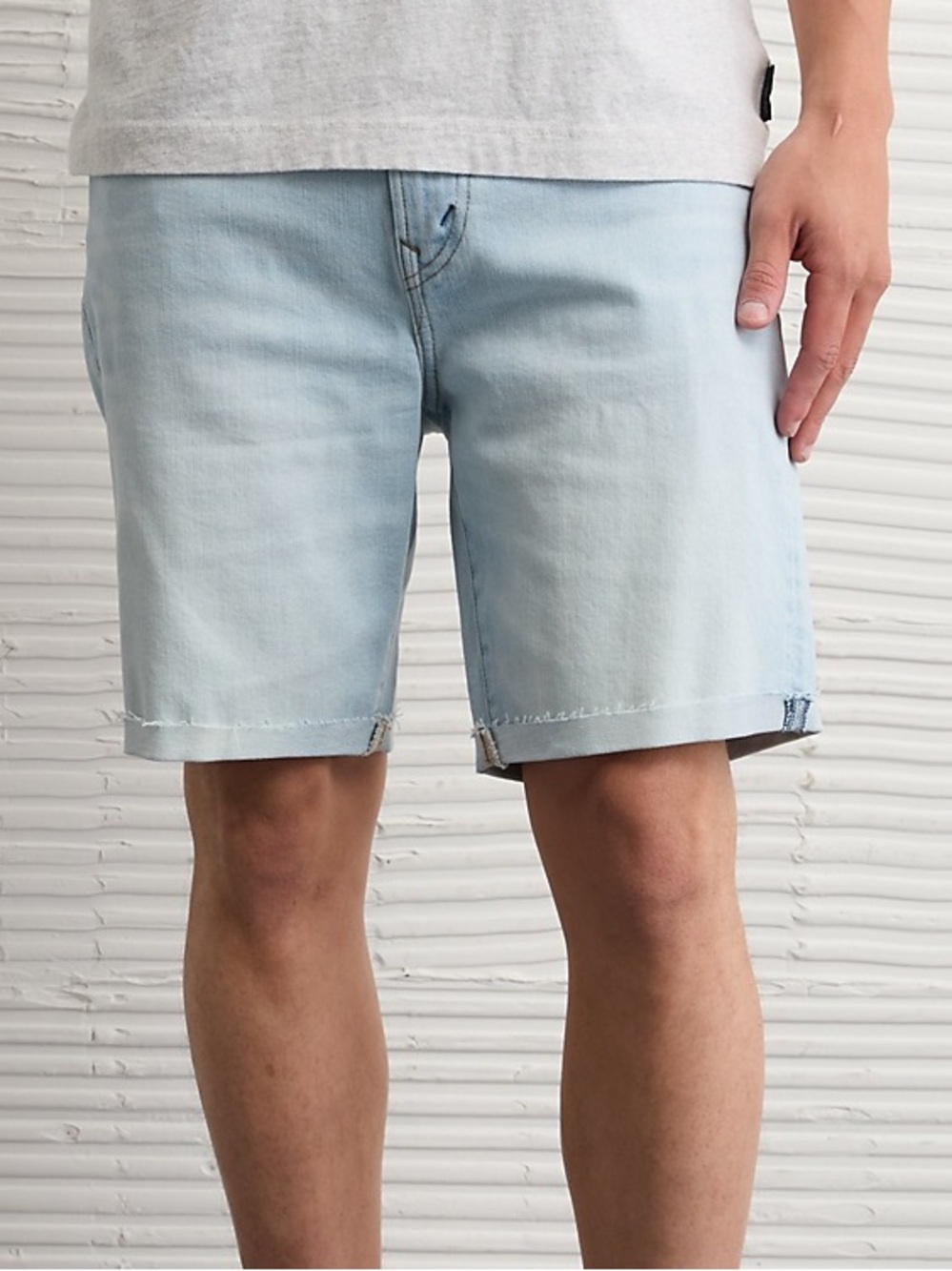 American Eagle Outfitters Light Wash Denim Jean Shorts